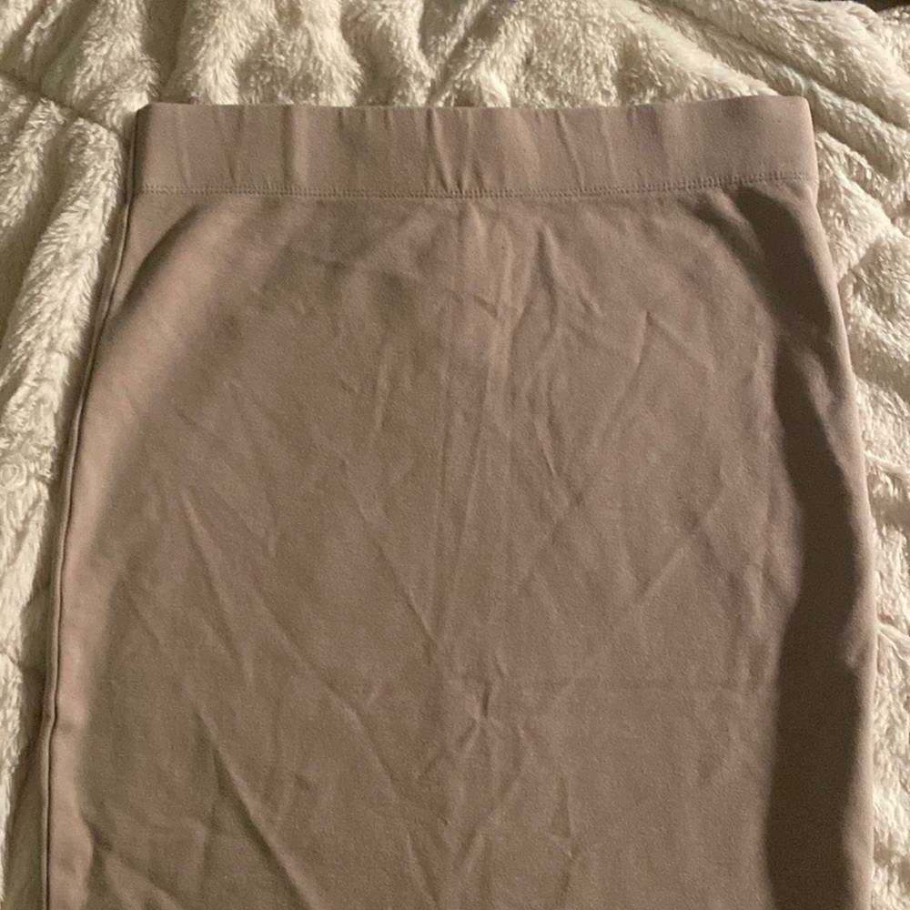 Gray-ish Brown Pencil Skirt